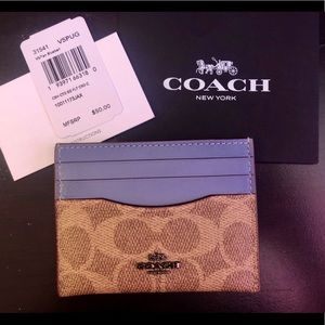 COACH New York Flat Card Case